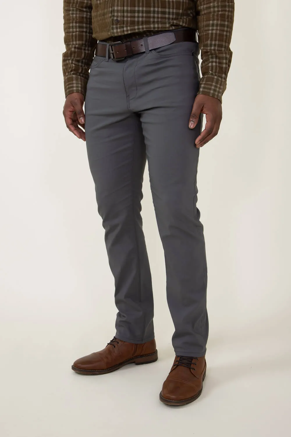 Weatherproof Vintage Lewis Faille Performance Pants for Men in Grey | W3F901-PLATINUM