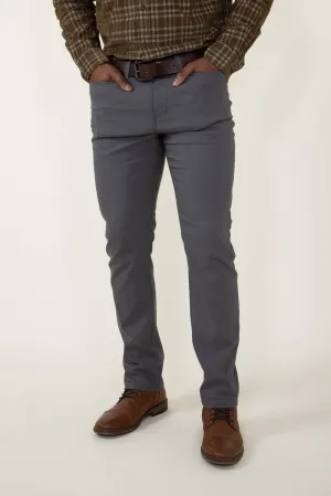 Weatherproof Vintage Lewis Faille Performance Pants for Men in Grey | W3F901-PLATINUM