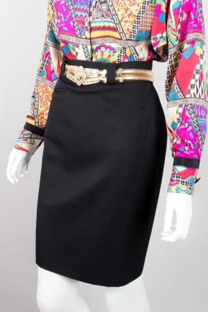 Welt Pocket Pencil Skirt