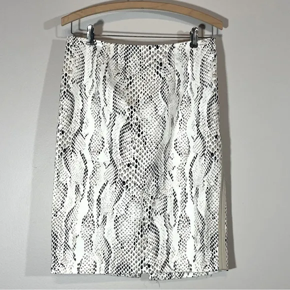 WHBM Snakeskin Pencil Skirt