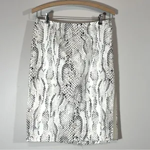 WHBM Snakeskin Pencil Skirt