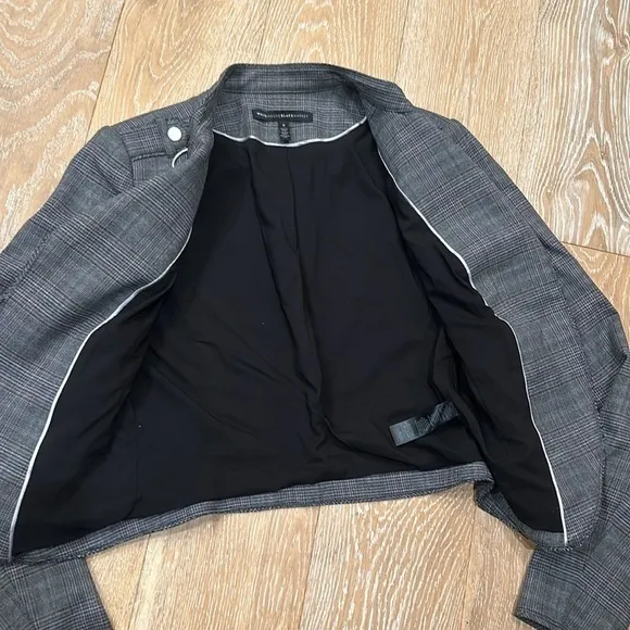 White House Black Market Moto Blazer