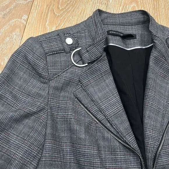 White House Black Market Moto Blazer