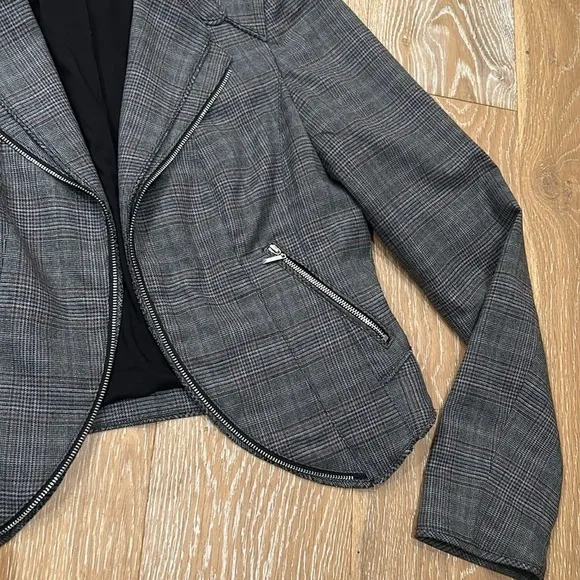 White House Black Market Moto Blazer