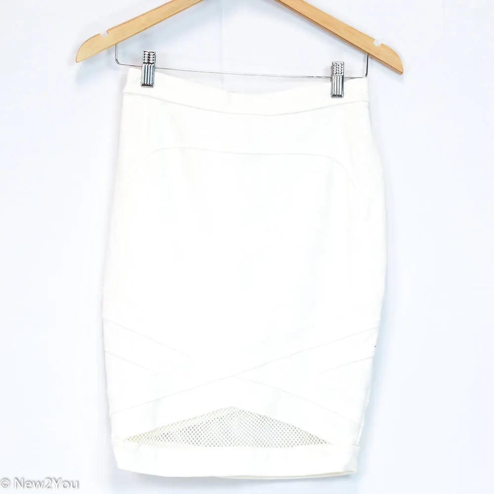 White Pencil Skirt (Guess)