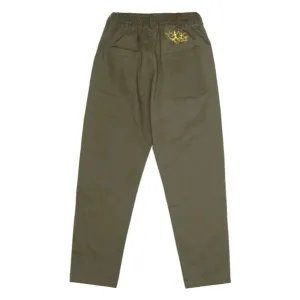 WKND LOOSIES PANTS HERRINGBONE GREEN