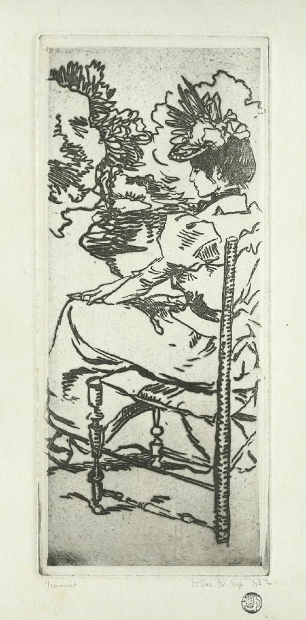Woman Seated by the Water