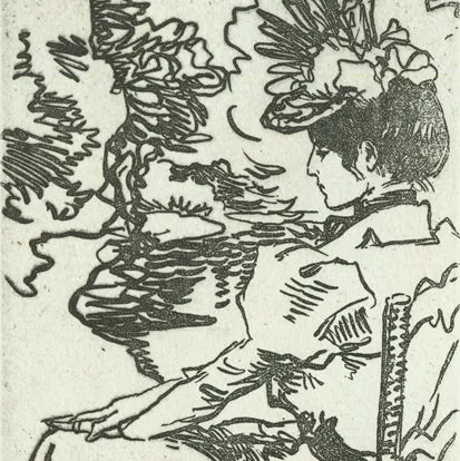 Woman Seated by the Water
