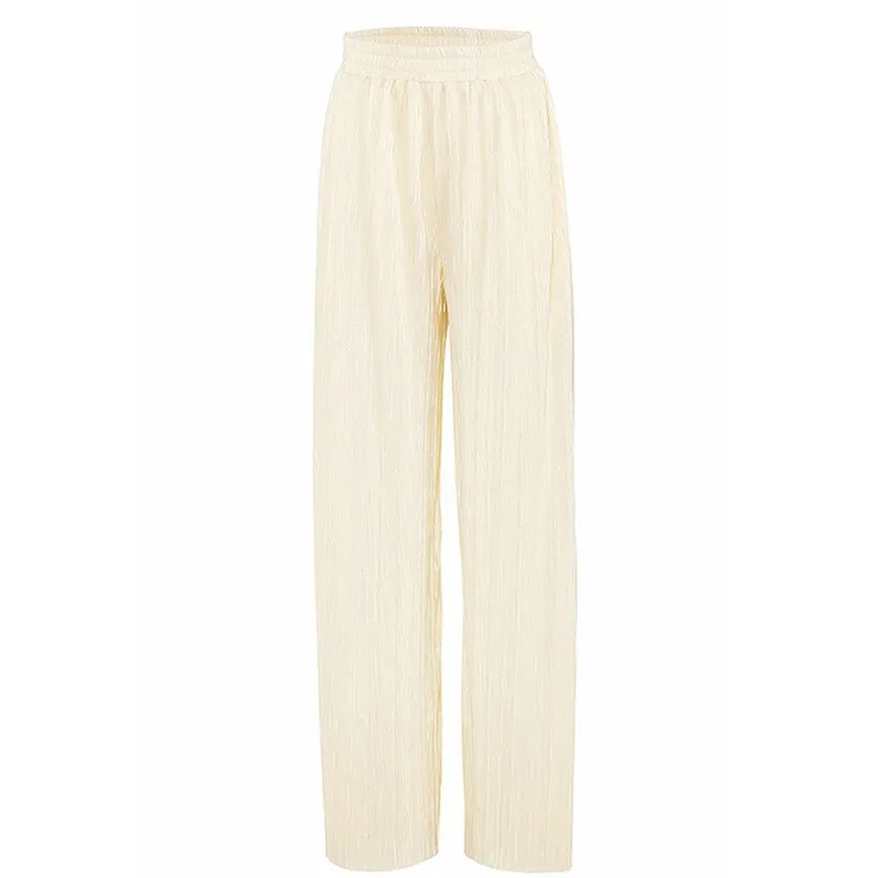 Women Wide Legs Pants Two Piece