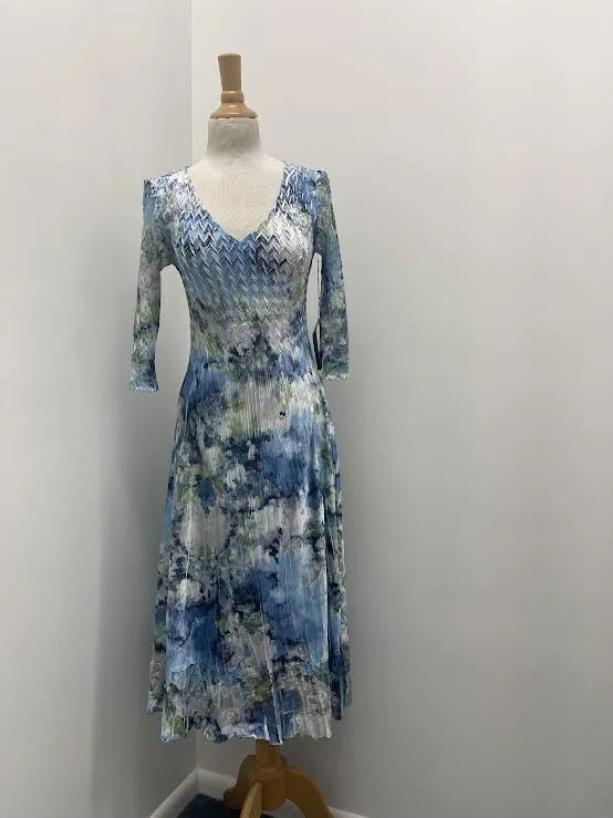 Women's Komarov | Luminaria Shine Fanciful Dress | Light Blue