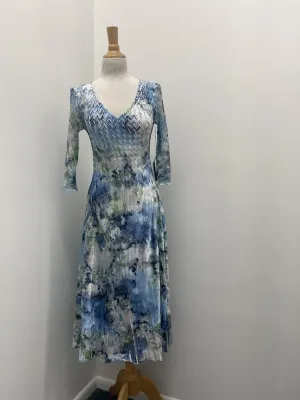 Women's Komarov | Luminaria Shine Fanciful Dress | Light Blue