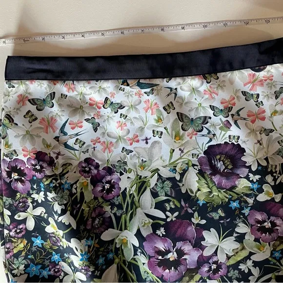 Women’s Ted Baker Carpi Entangled Enchantment Pencil Skirt Floral Spring Size 2