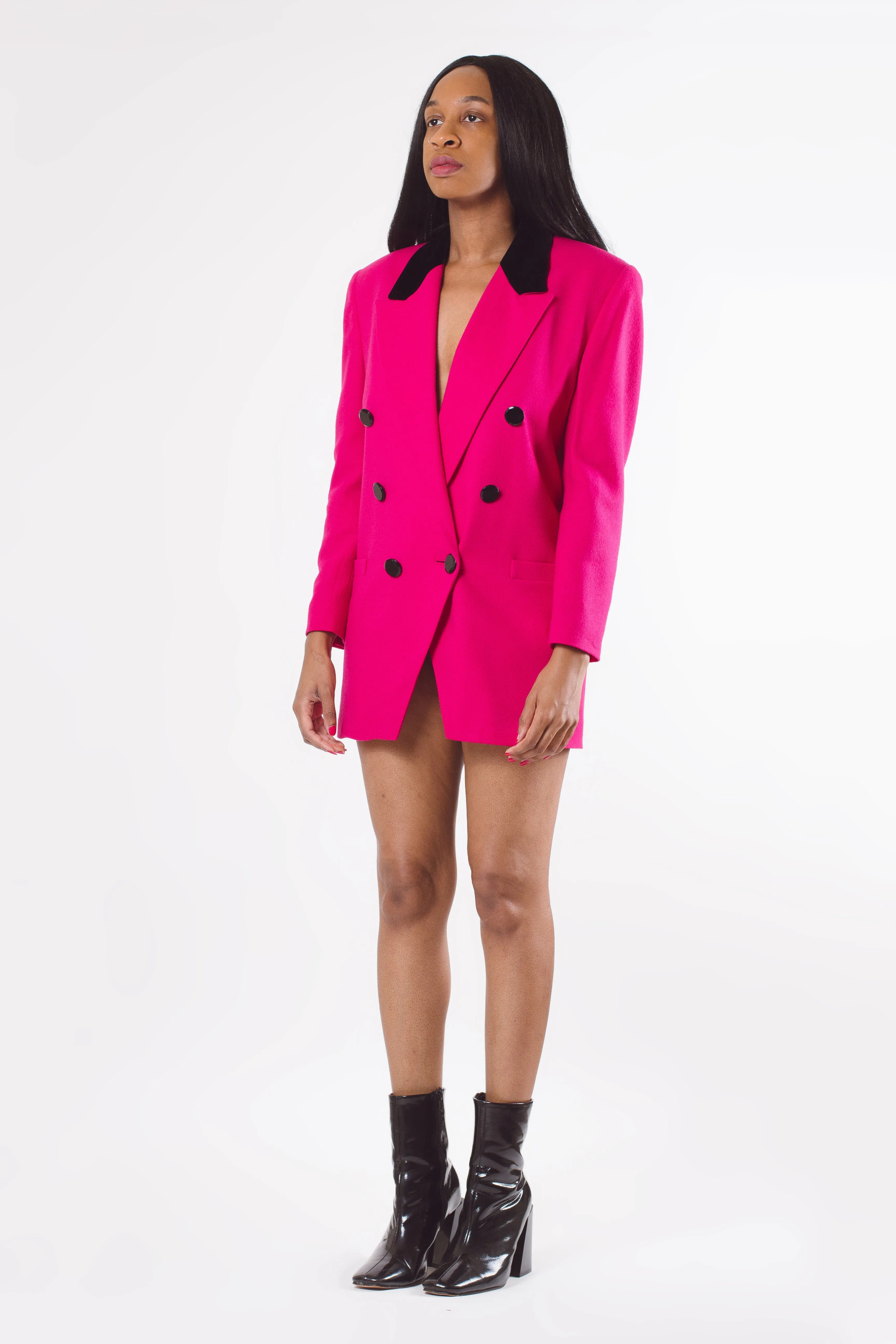 Y2K Hot Pink Blazer