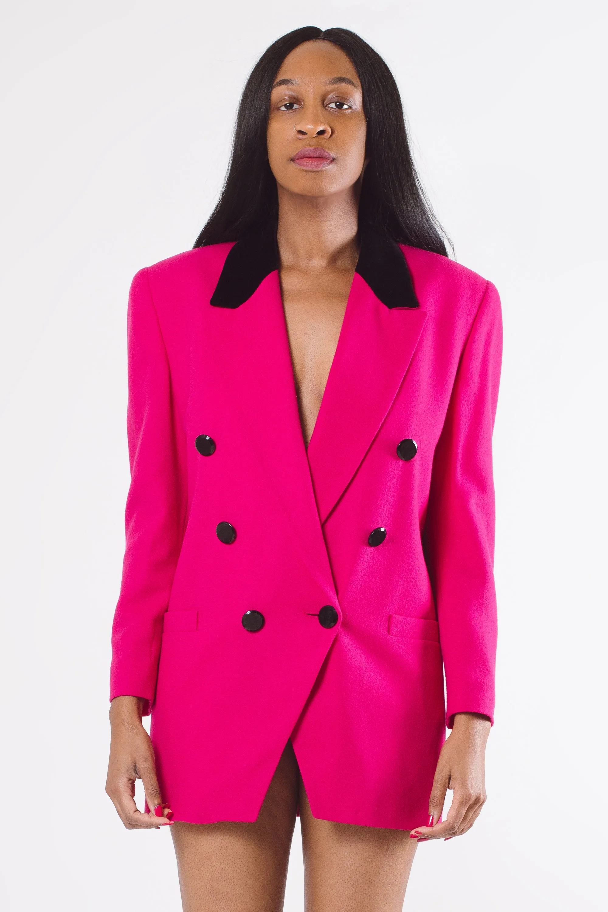 Y2K Hot Pink Blazer