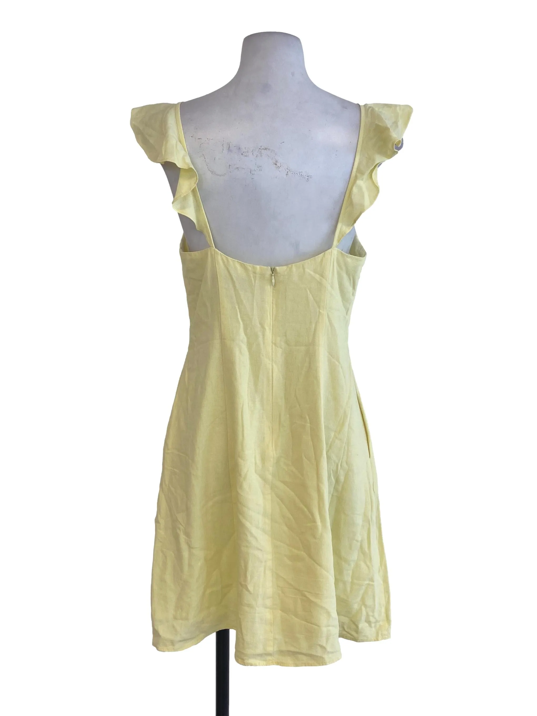 Yellow A Line Dress LB