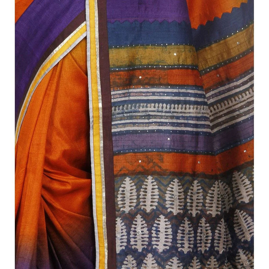 Yellow Silk Saree