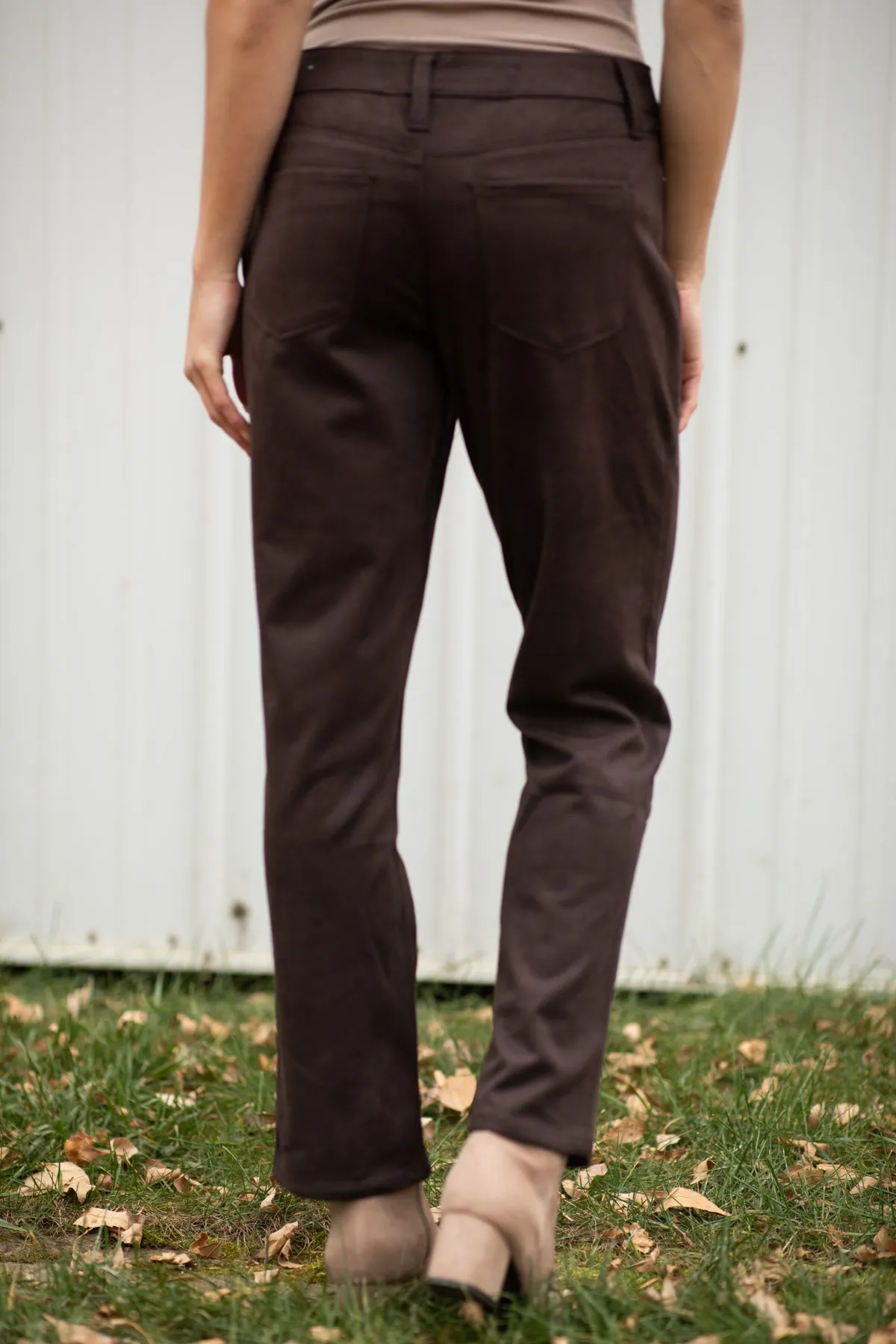 YMI Brown Straight Leg Pants