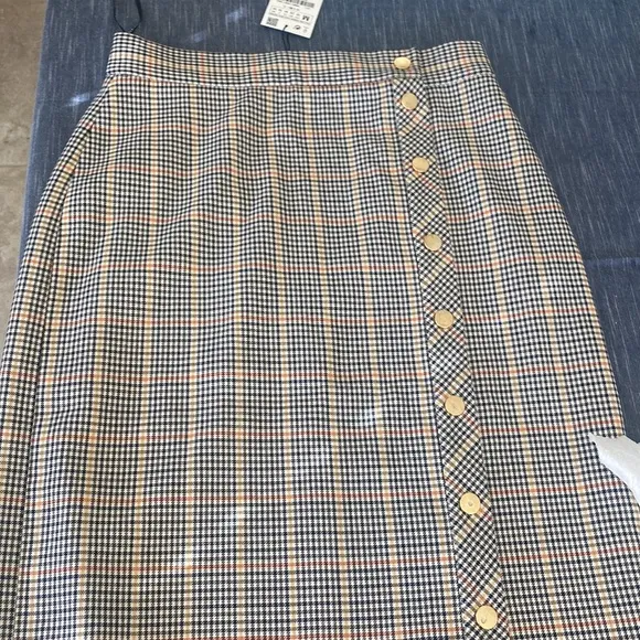ZARA LONG PRINTED PENCIL MIDI SKIRT  NWT