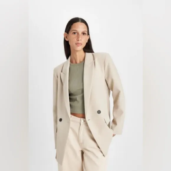Zara Oversize Fit Blazer Jacket Size L