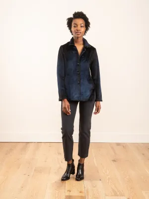 zibellino effect alpaca jacket