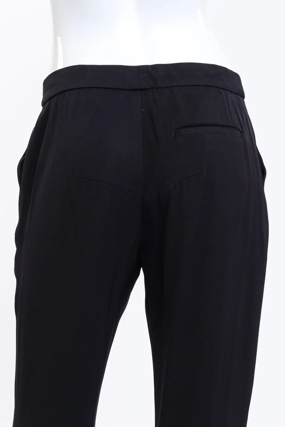 Zip Front Straight Leg Pant